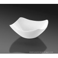 ivory creamy pure white 11'' 12'' 13'' square bowl